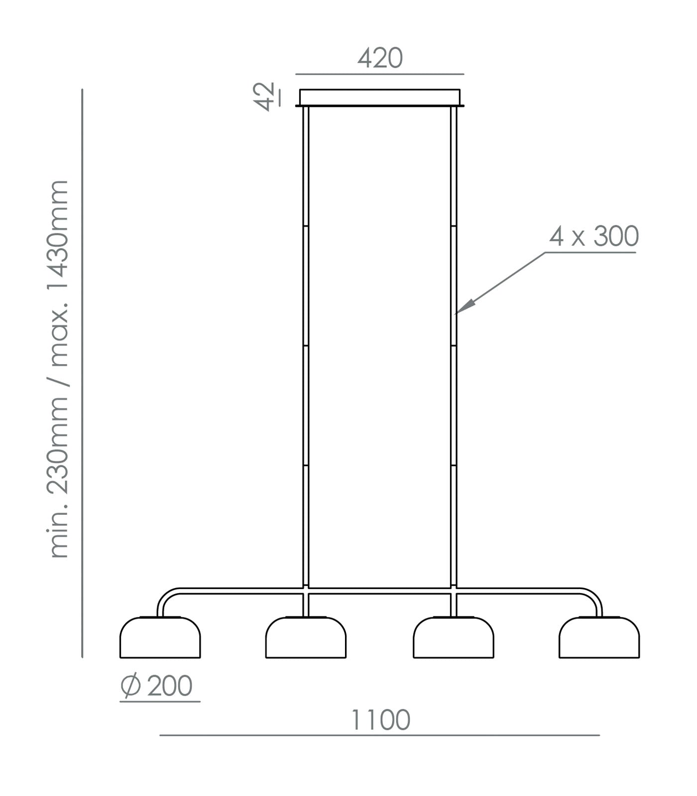 Ipon Linear Pendant Light