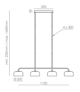Ipon Linear Pendant Light