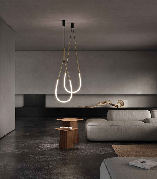 Leda Outdoor Drop Pendant Light
