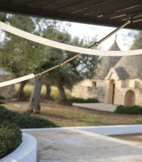 Leda Outdoor Curve Pendant Light