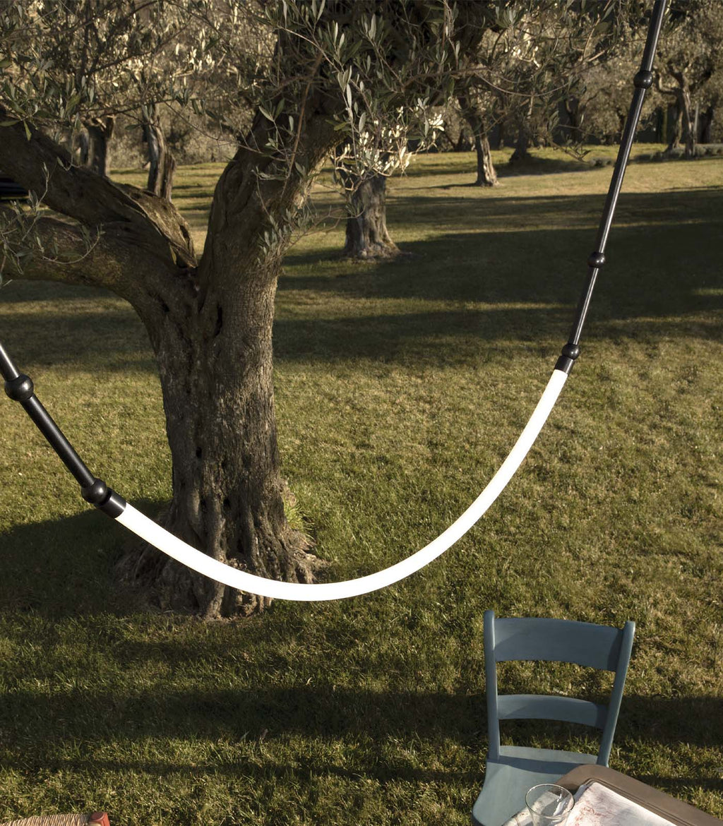 Leda Outdoor Curve Pendant Light