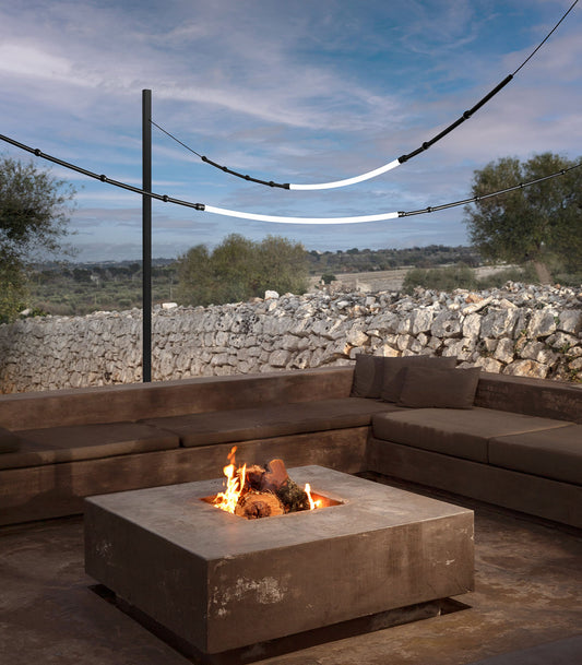 Leda Outdoor Curve Pendant Light