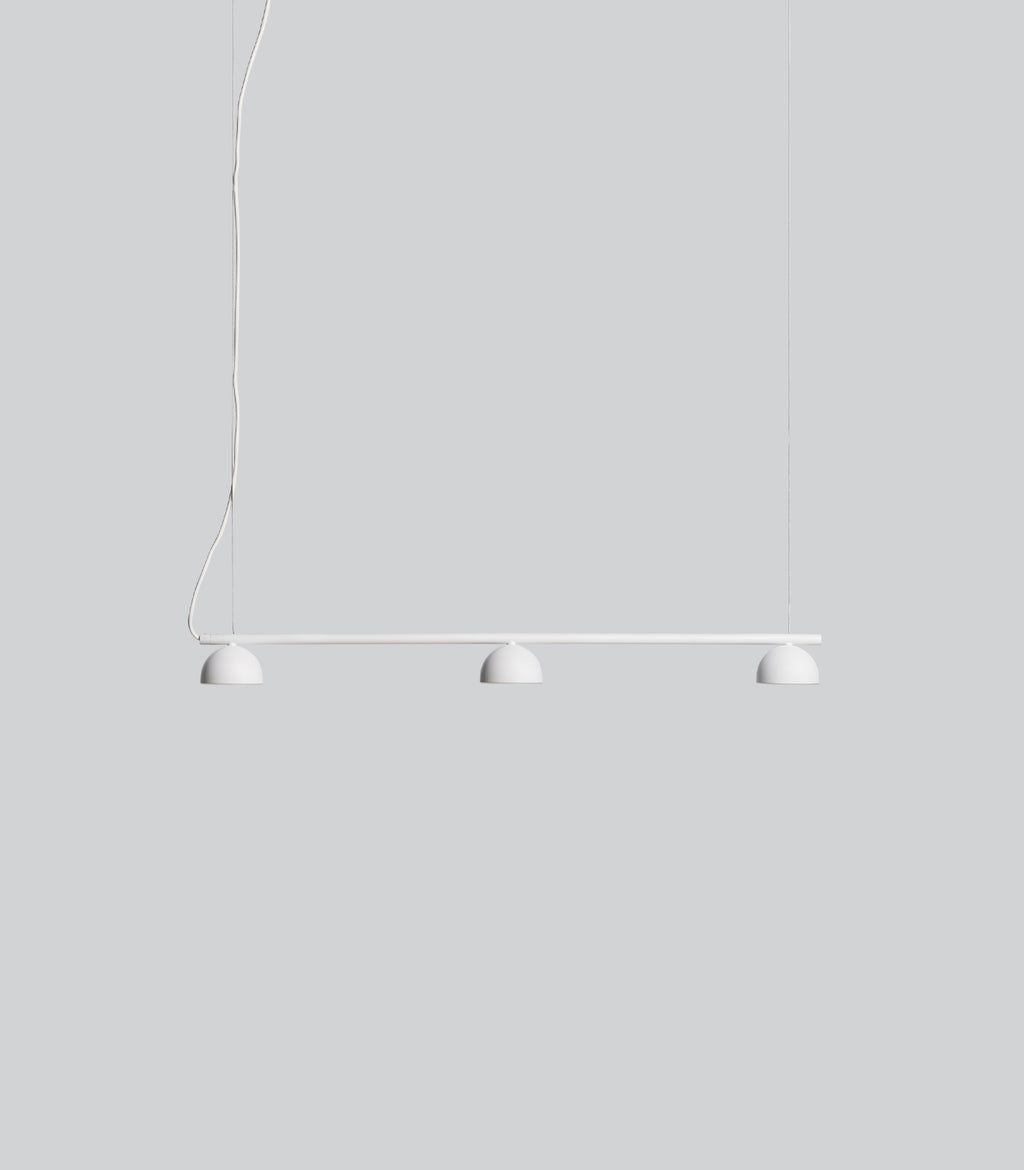 Blush Rail 3lt Pendant Light