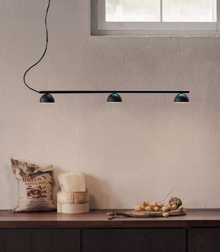 Blush Rail 3lt Pendant Light