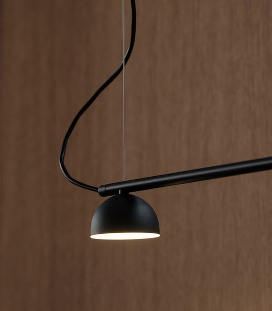 Blush Rail 3lt Pendant Light