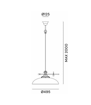 Country Curve Counterweight Pendant Light