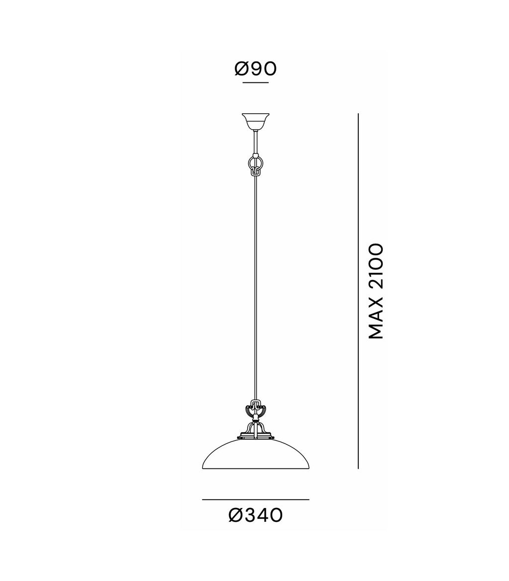 Country Curve Pendant Light