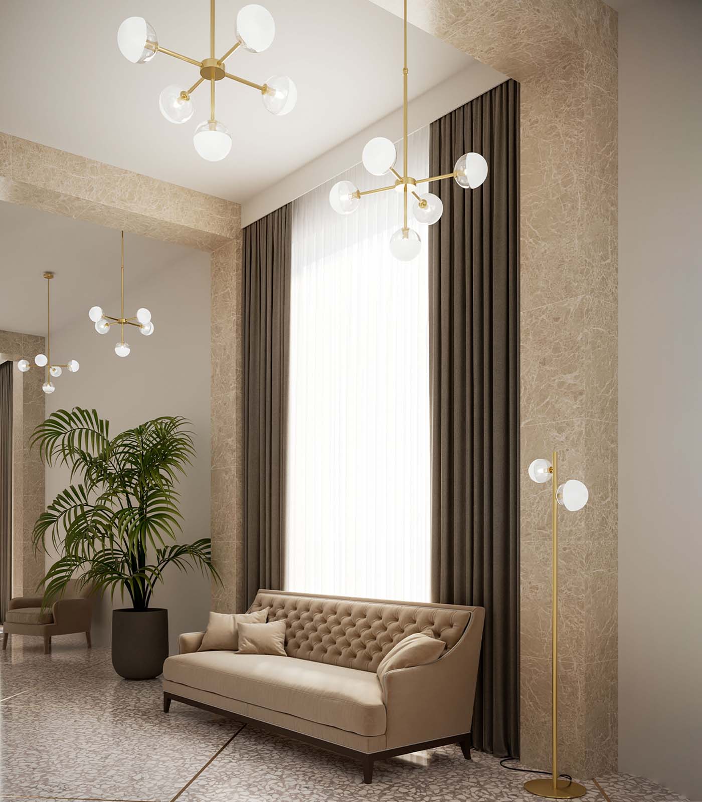 Molecola 5lt Pendant Light