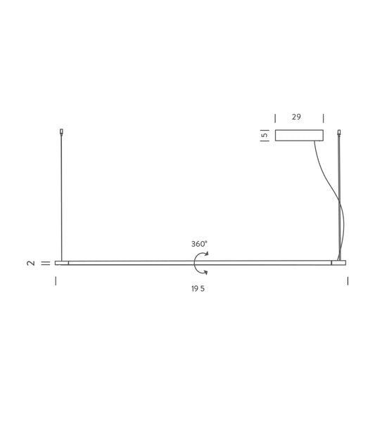 Linescapes Linear Pendant Light
