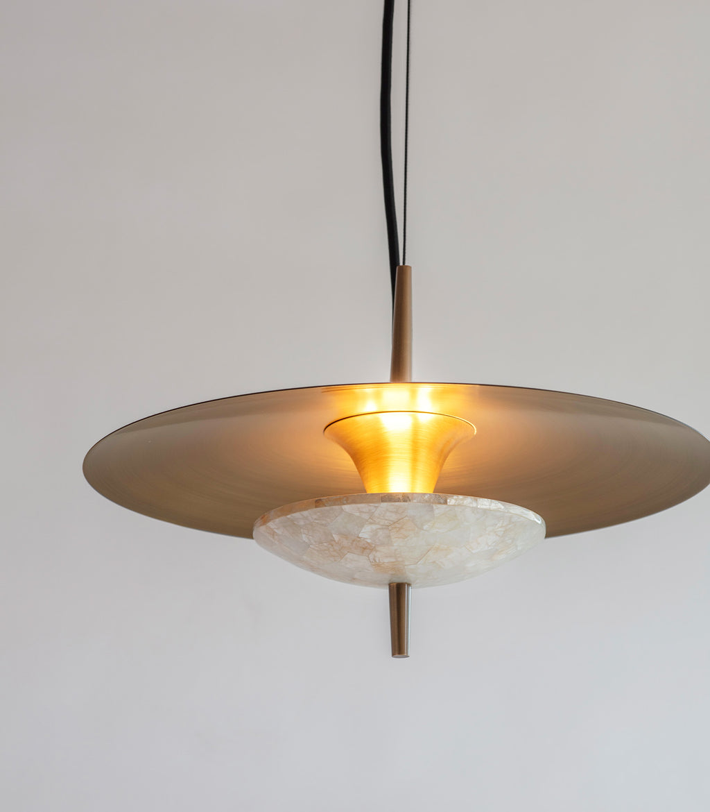 Luna Capiz Pendant Light