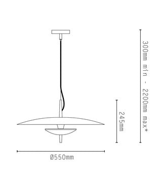 Luna Capiz Pendant Light