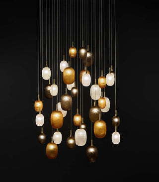 Metamorphosis Gold Pendant Light