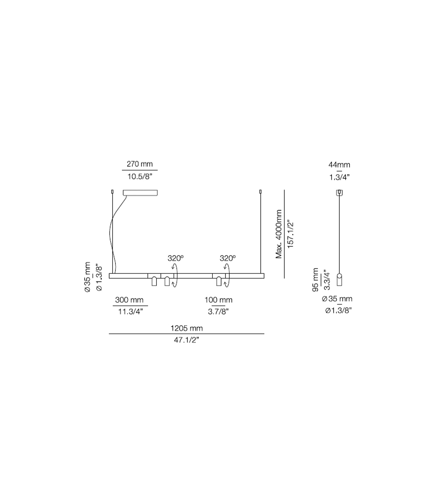 Morse Linear Pendant Light