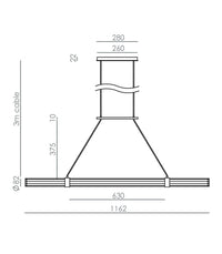 Niro Linear Pendant Light