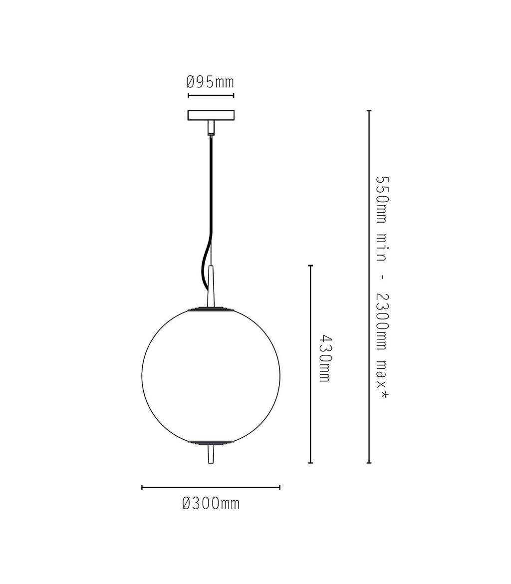 Antique Brass / Wire Suspension - Additional Image