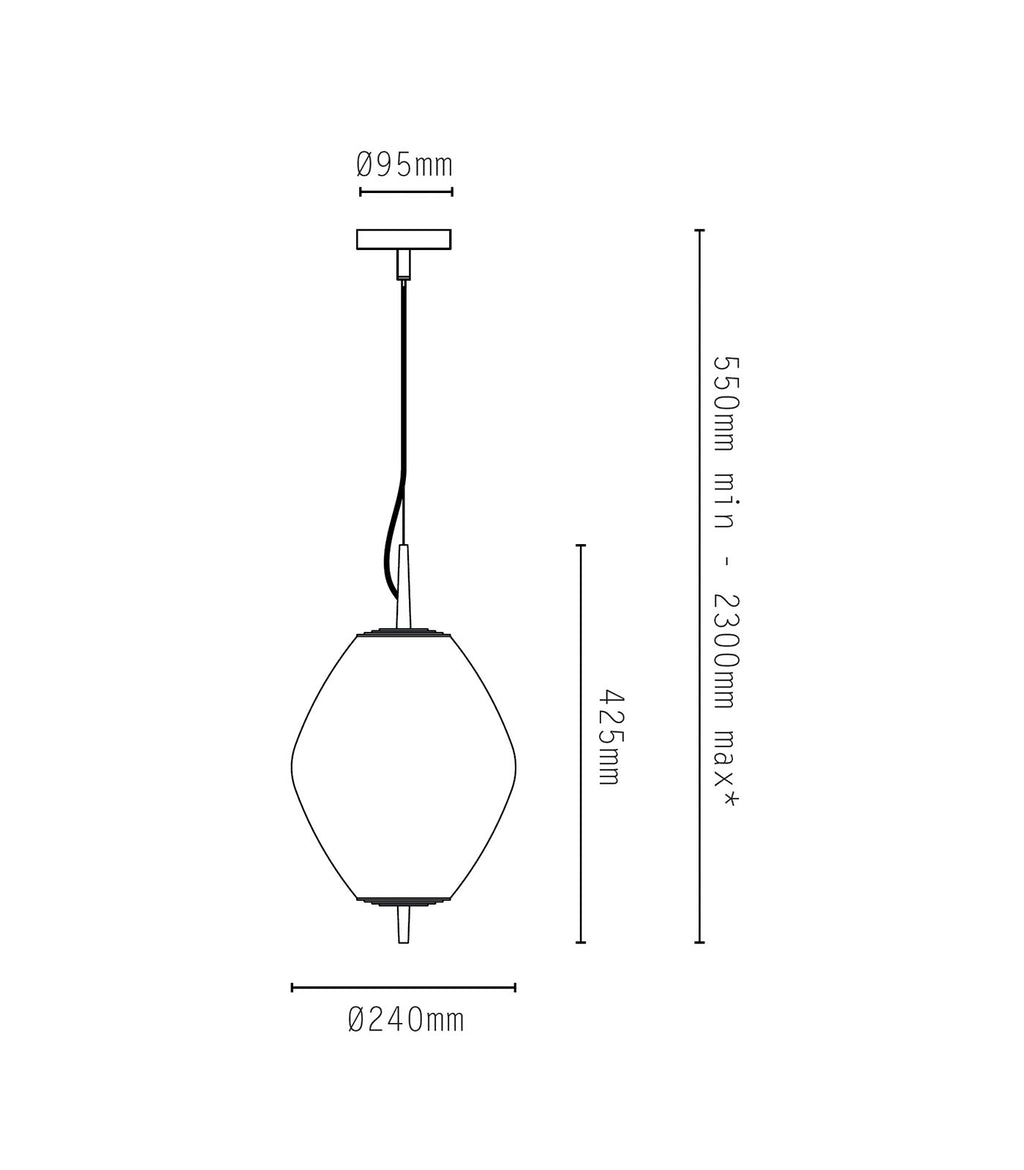 Antique Brass / Wire Suspension - Additional Image