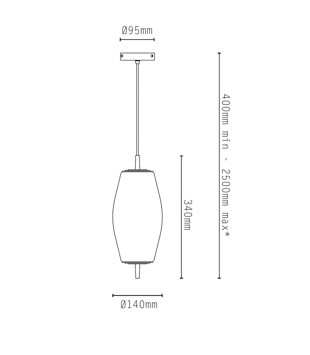 Nova Slim Pendant Light