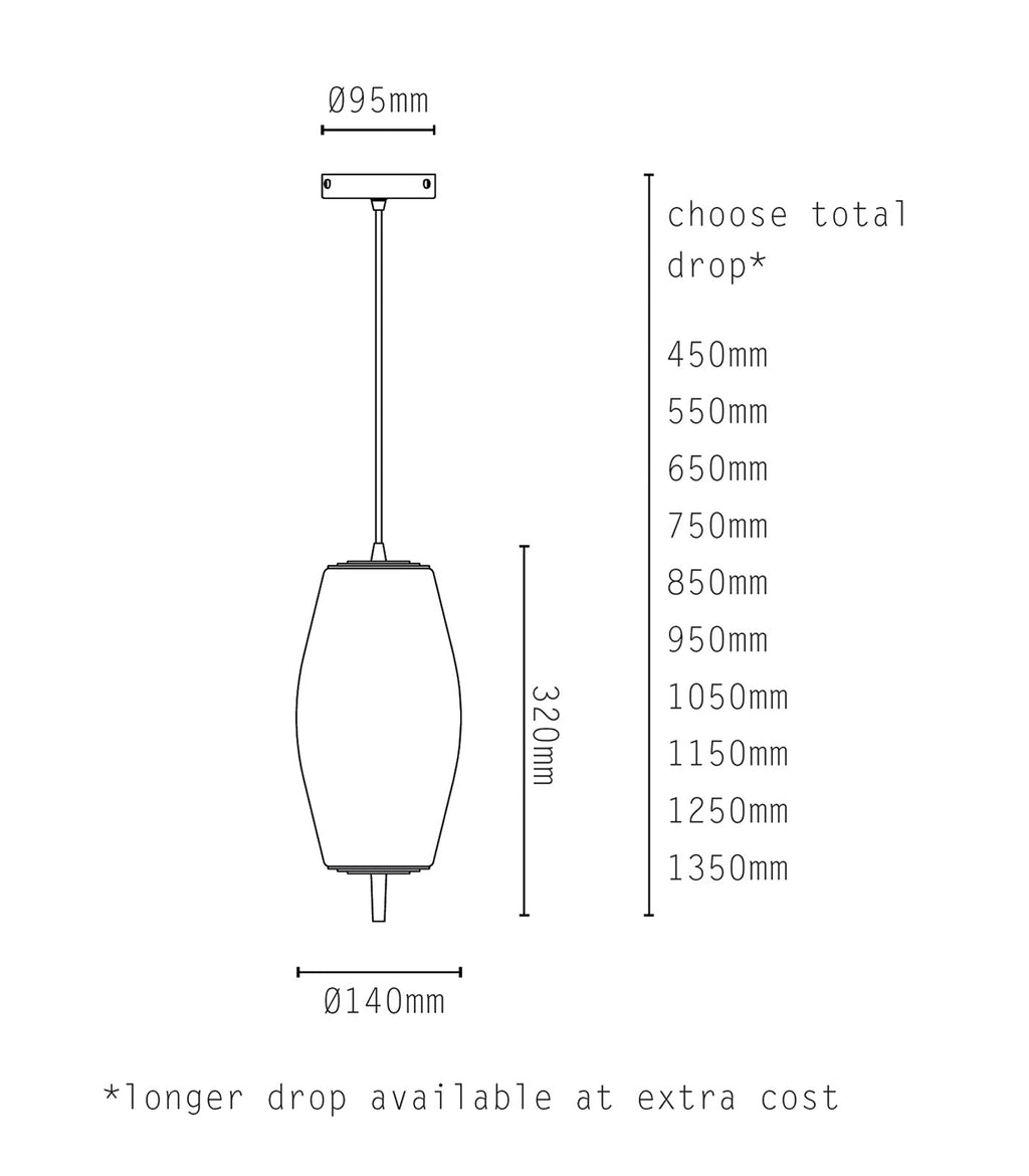 Nova Slim Pendant Light
