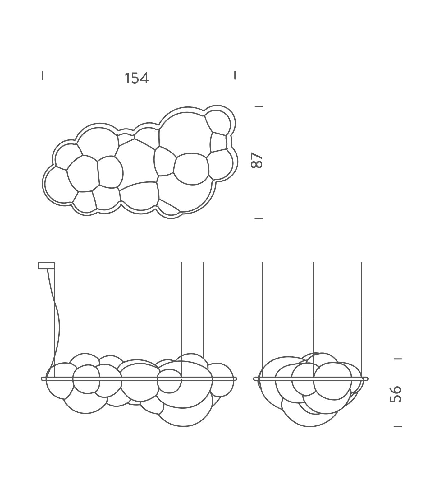 Nuvola Pendant Light
