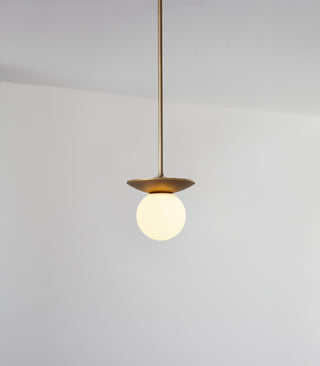 Orbit Brass Pendant Light