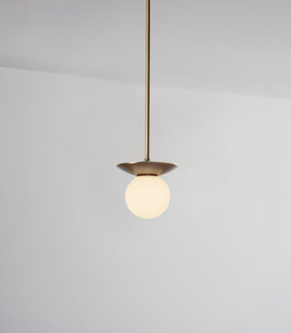 Orbit Brass Pendant Light