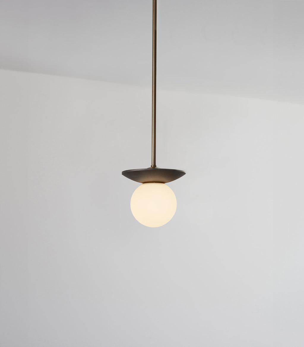 Orbit Brass Pendant Light