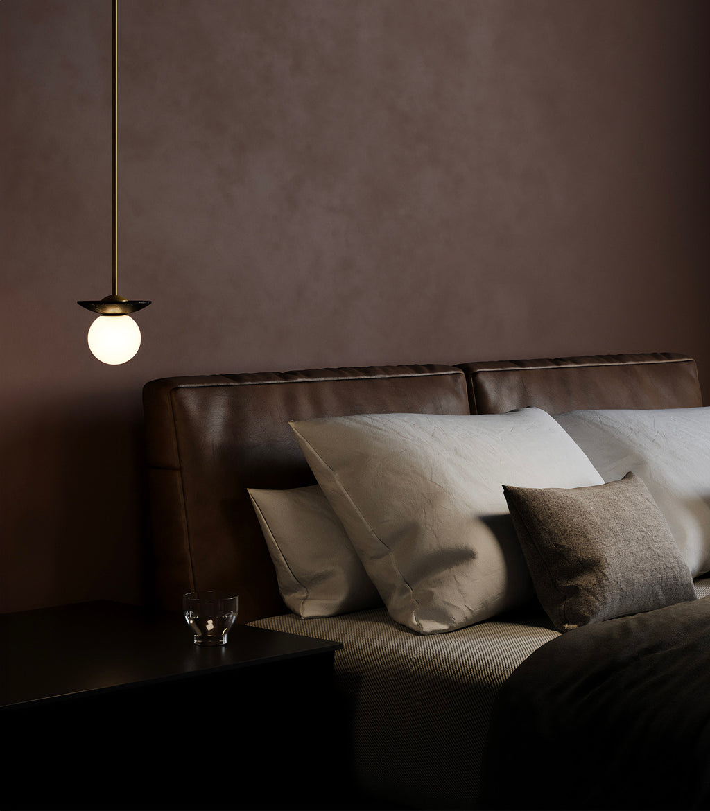Orbit Stone Pendant Light