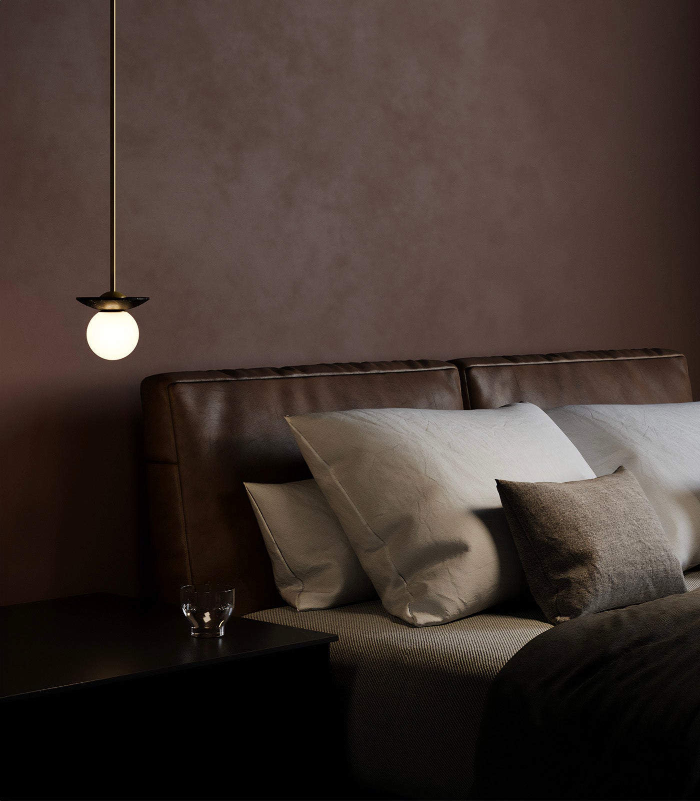 Orbit Stone Pendant Light