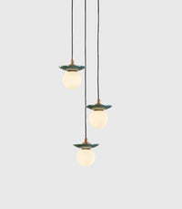 Orbit Stone 3lt Pendant Light