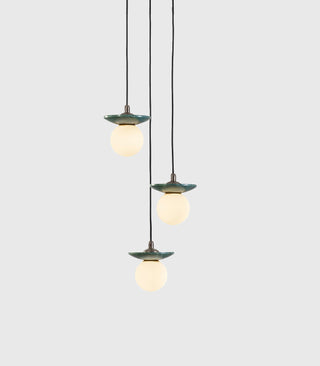 Orbit Stone 3lt Pendant Light
