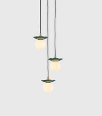 Orbit Stone 3lt Pendant Light