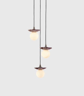 Orbit Stone 3lt Pendant Light