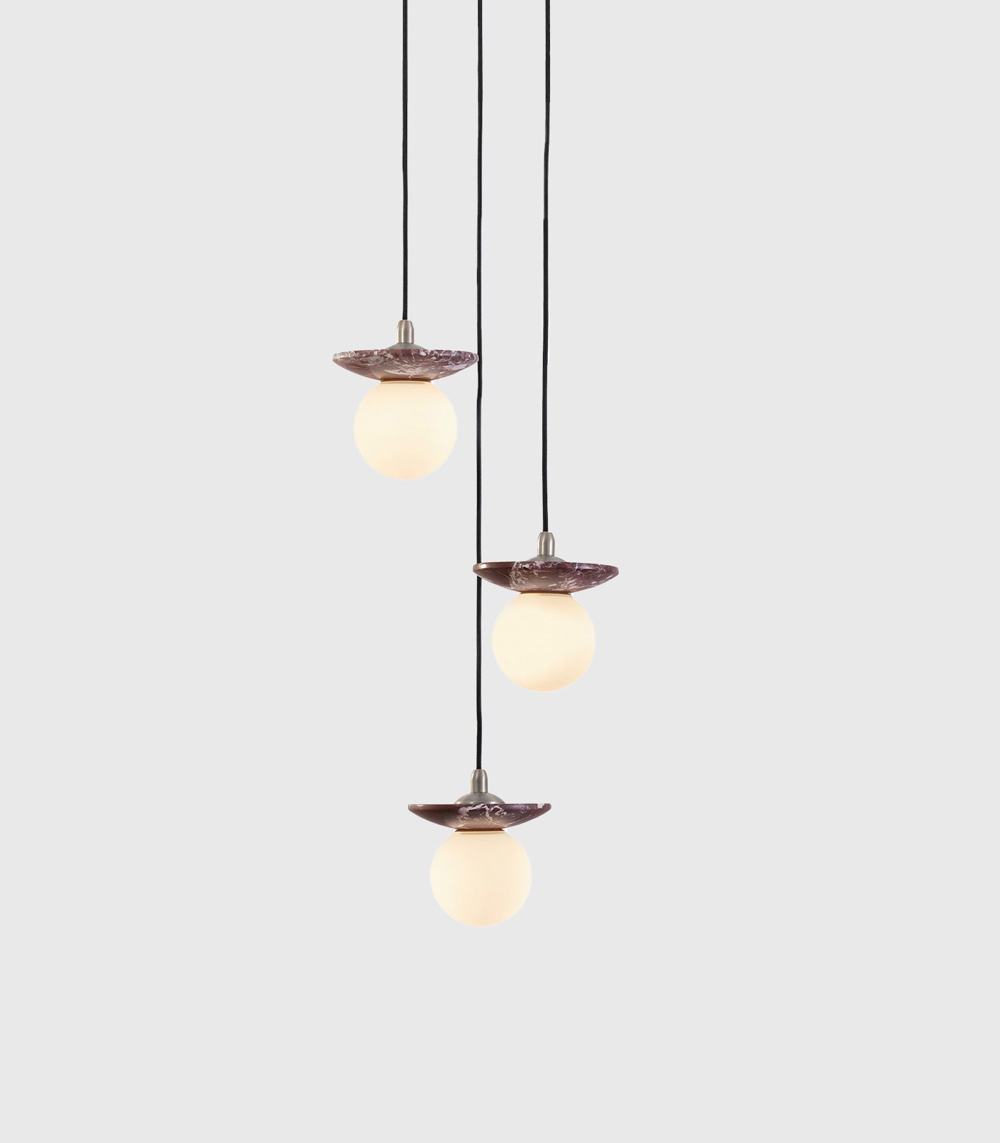 Orbit Stone 3lt Pendant Light