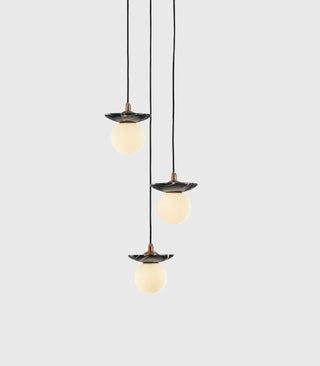 Orbit Stone 3lt Pendant Light