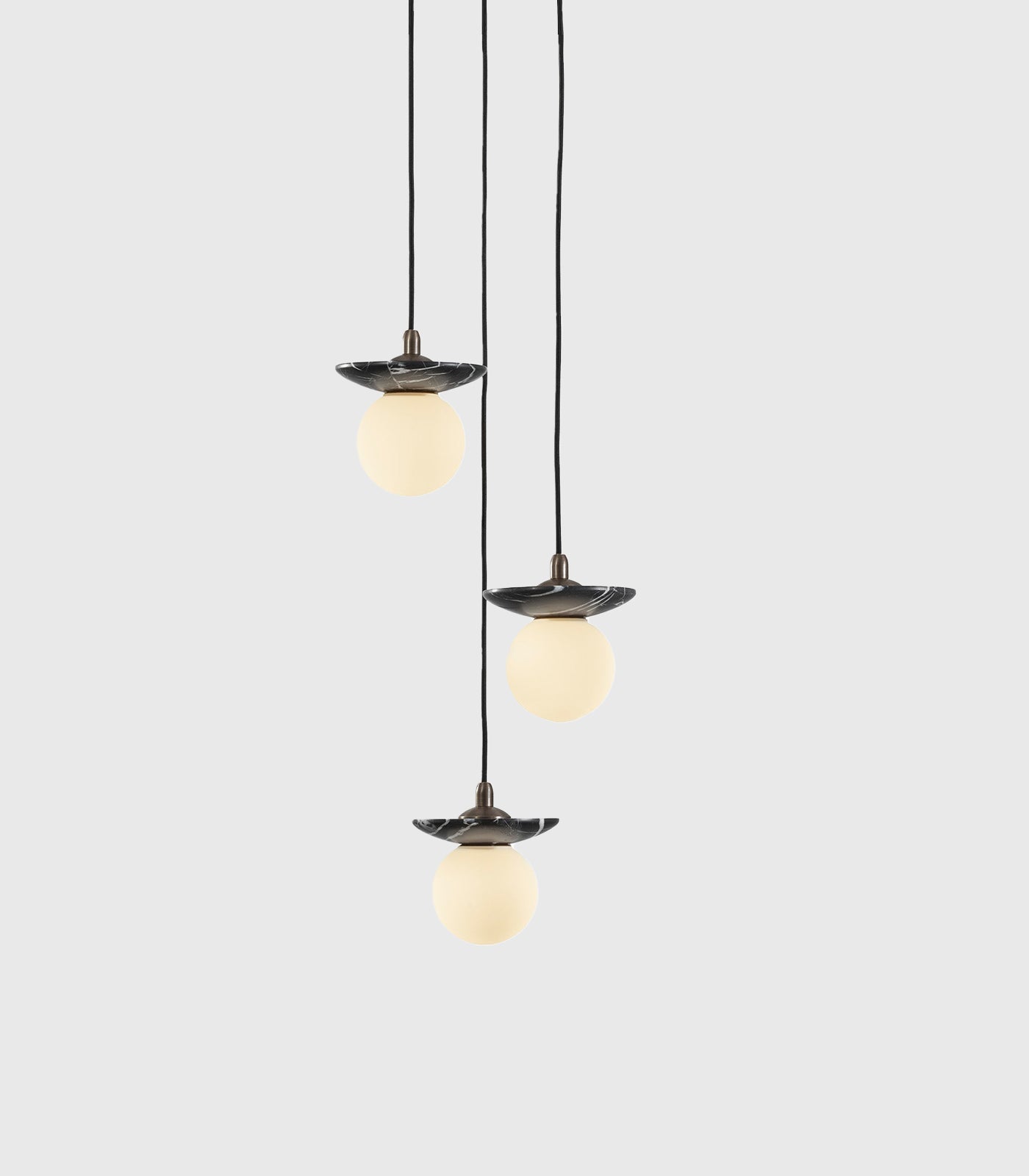 Orbit Stone 3lt Pendant Light
