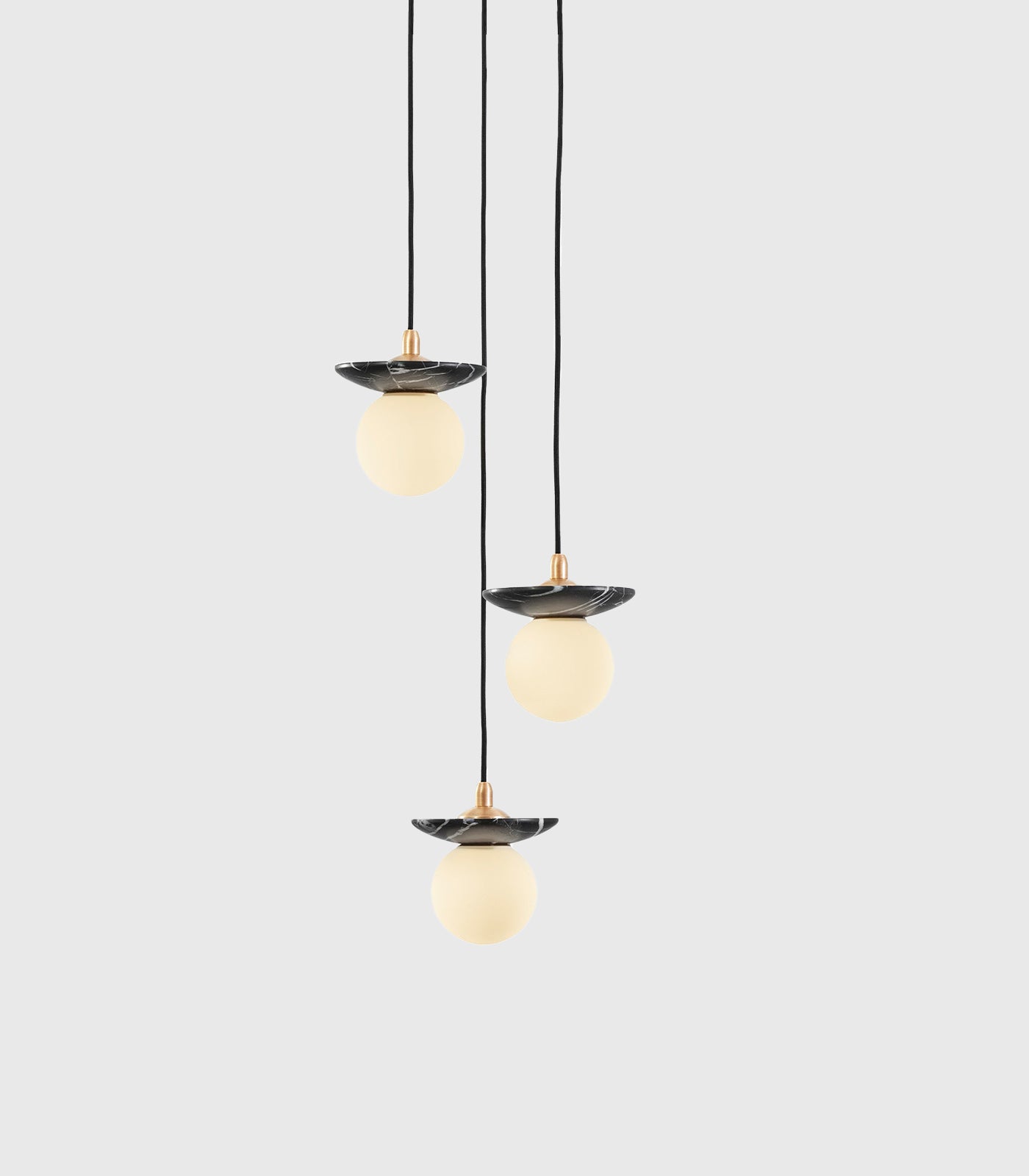 Orbit Stone 3lt Pendant Light