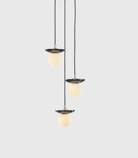 Orbit Stone 3lt Pendant Light