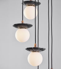 Orbit Stone 6lt Pendant Light