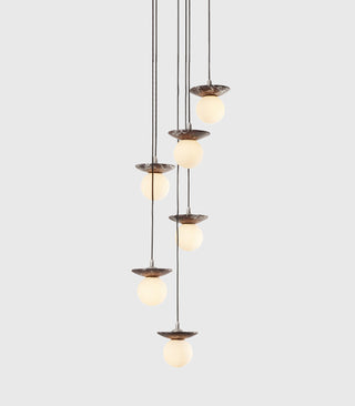 Orbit Stone 6lt Pendant Light