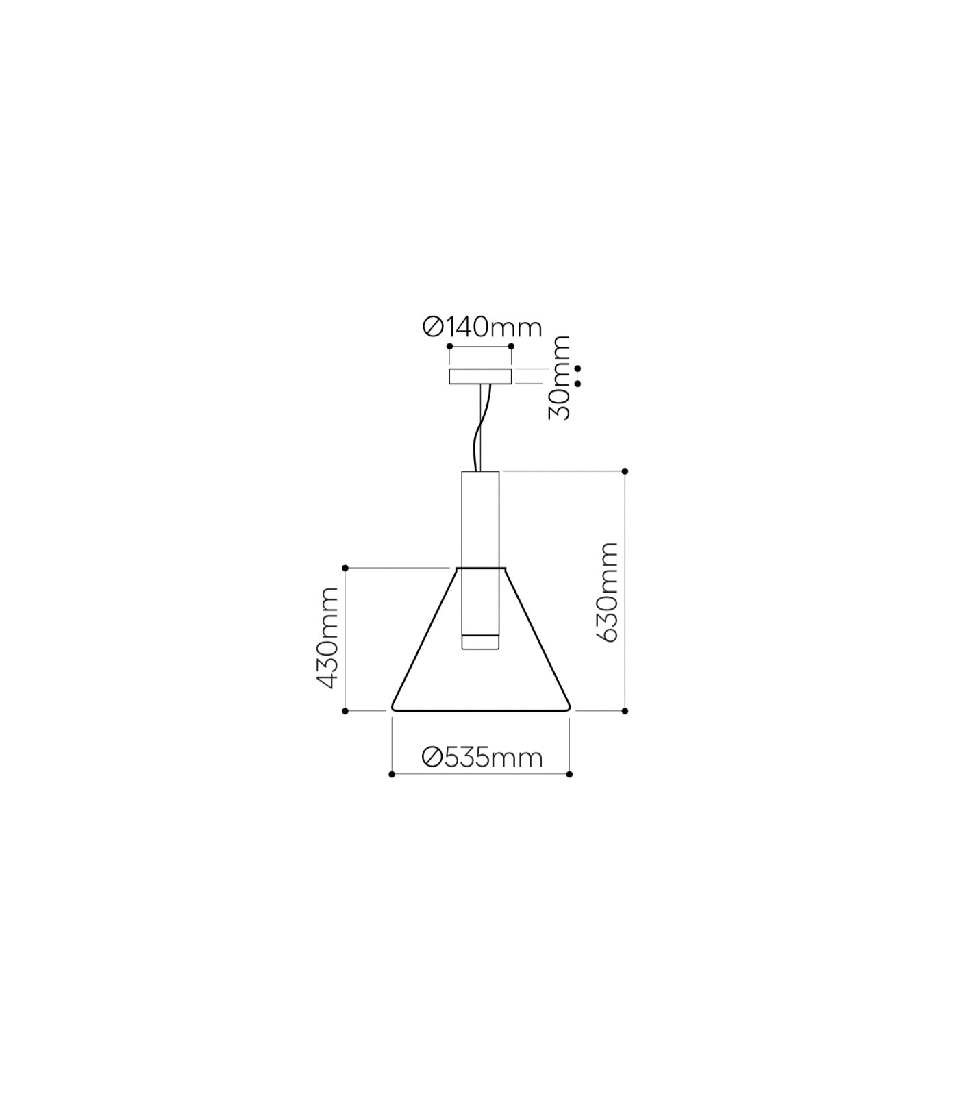 Phenomena Cone Pendant Light