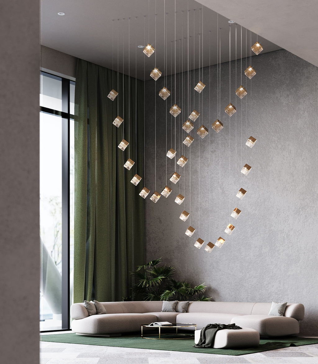 Pyrite Pendant Light