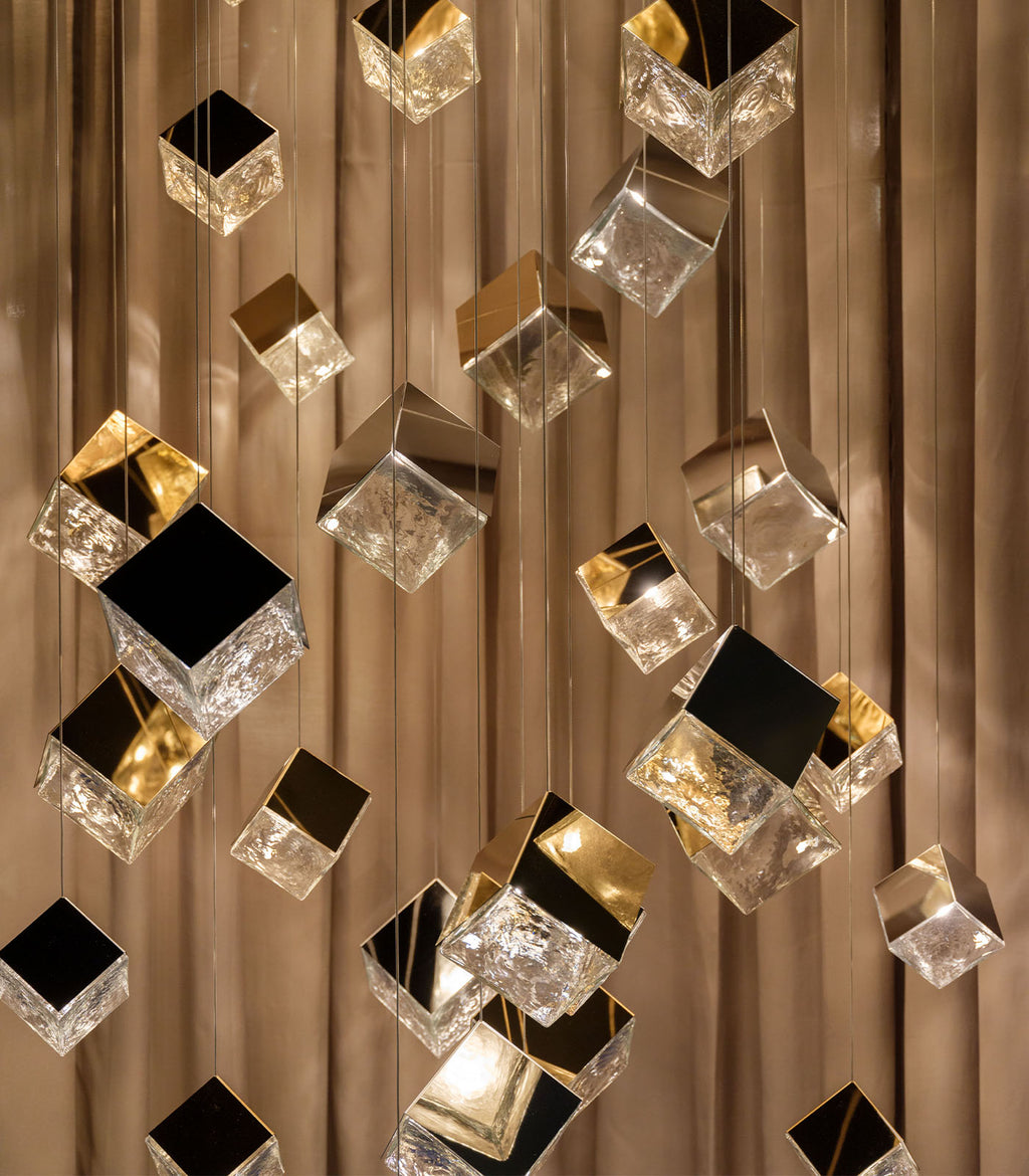 Pyrite Pendant Light