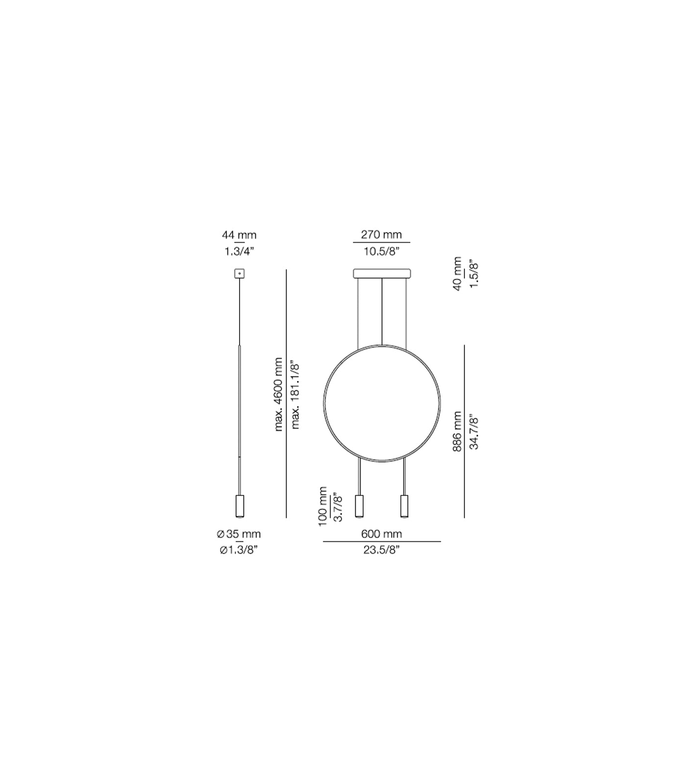 Revolta Pendant Light