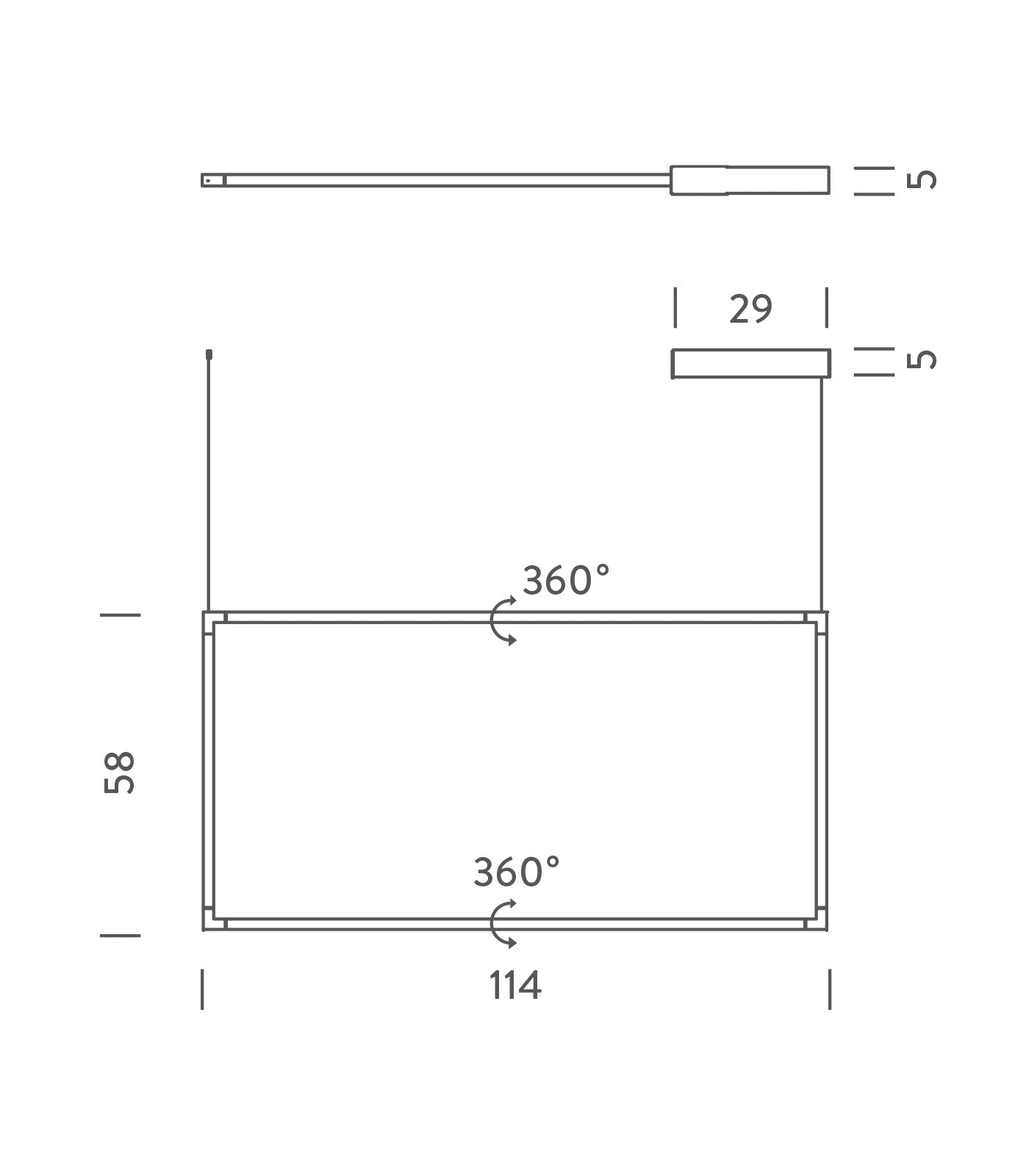 Spigolo Vertical Pendant Light