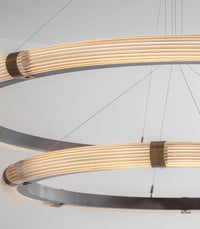 Strata Circular Two-Tier Pendant Light