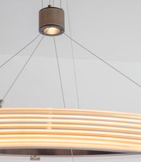 Strata Circular Two-Tier Pendant Light