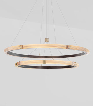 Strata Circular Two-Tier Pendant Light