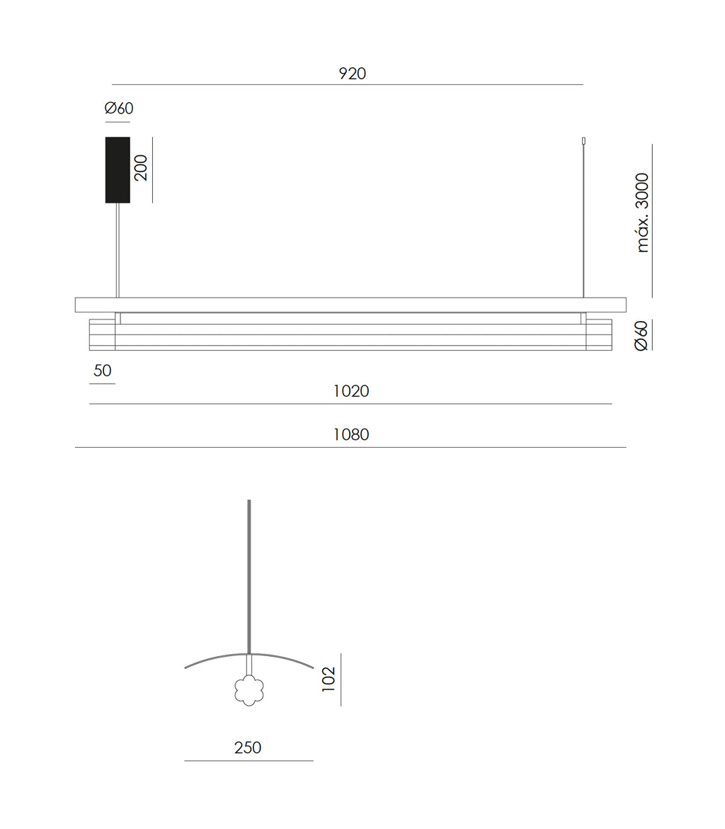 Matte Black / White Marble - Additional Image