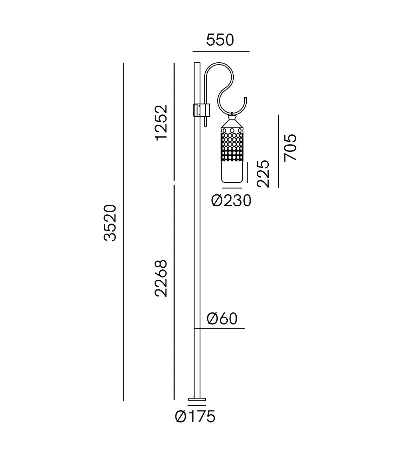 La Spazio Pole Light