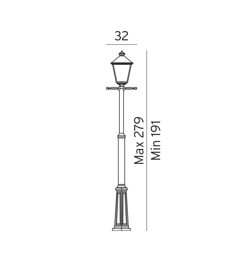 London 1lt Pole Light